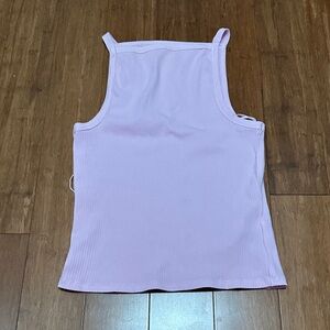 We The Free Light pink Ribbed Tank Top